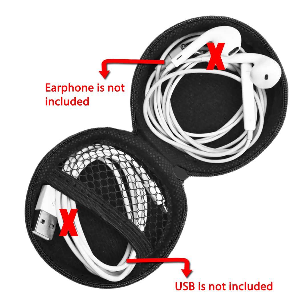 BUY ELV Protective Earphone Pouch, Earphone case, Travel Organizer
