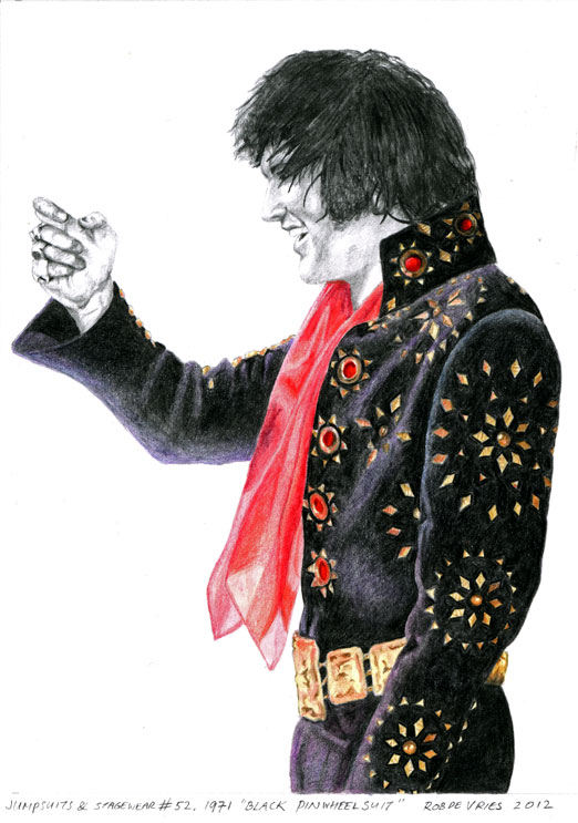 2 new works in the "Jumpsuits & Stagewear series Elvis Art by Rob de