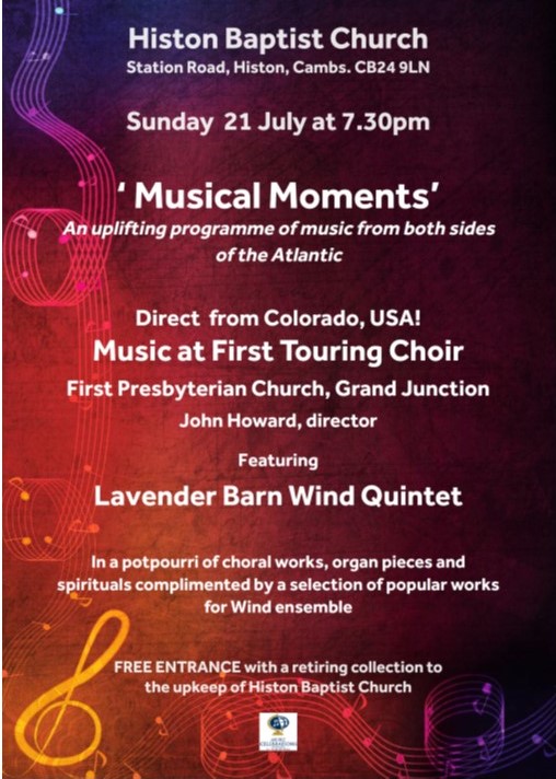 American choir to perform in aid of Cambridgeshire church Ely Online