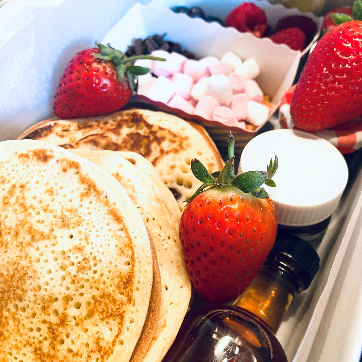 Divine pancake box Ely Grazing Company