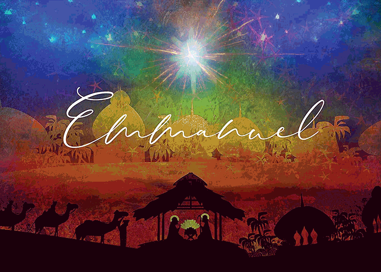 Animated Religious Christmas Card Email Backgrounds ID 23428