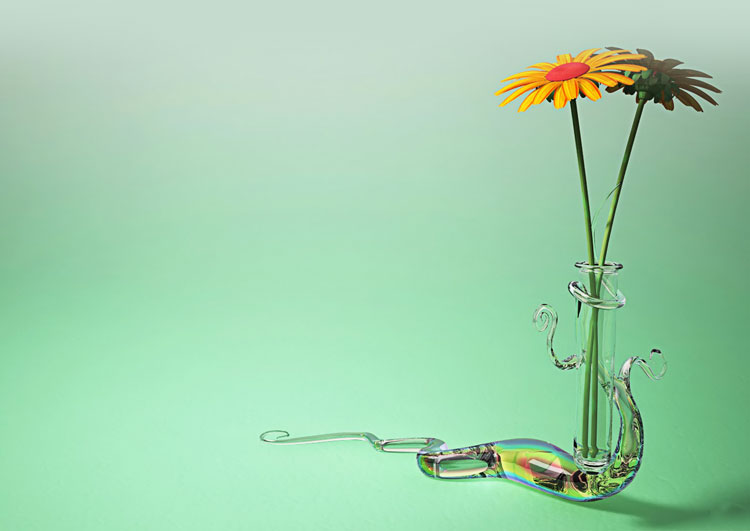 Flowers email stationery (stationary) Romantic