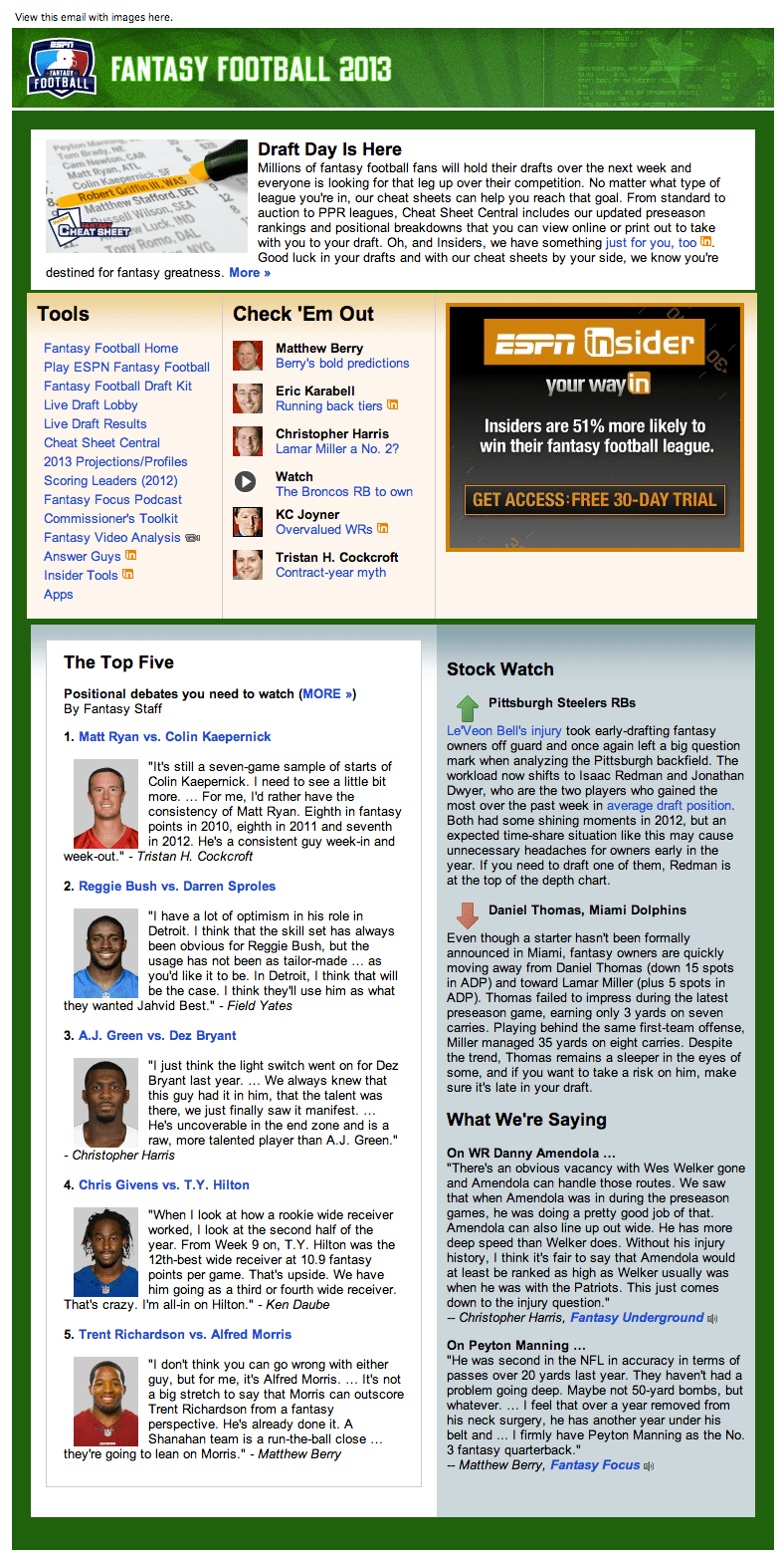 A Giant (Finally) Adopts Mobile Friendly Emails