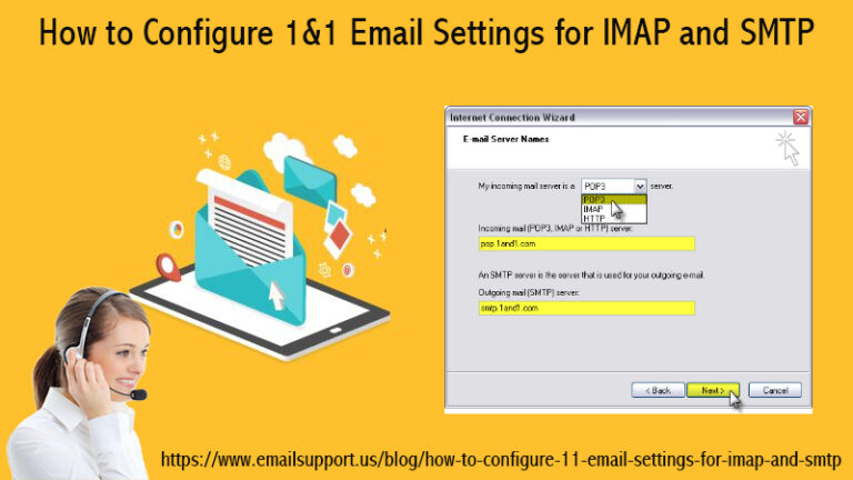 How to Configure 1&1 Email Settings for IMAP and SMTP