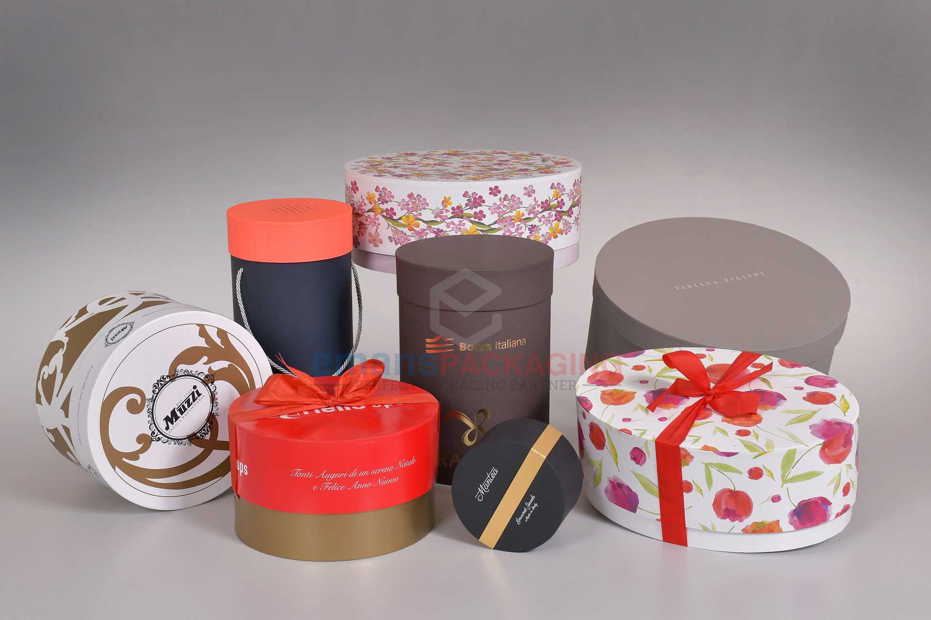 Round Rigid Packaging Boxes Round Rigid Setup Boxes Wholesale USA