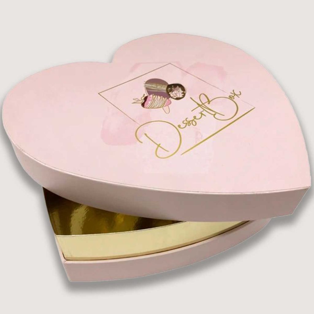 Custom Heart Shape Rigid Boxes Wholesale Heart Shape Boxes USA