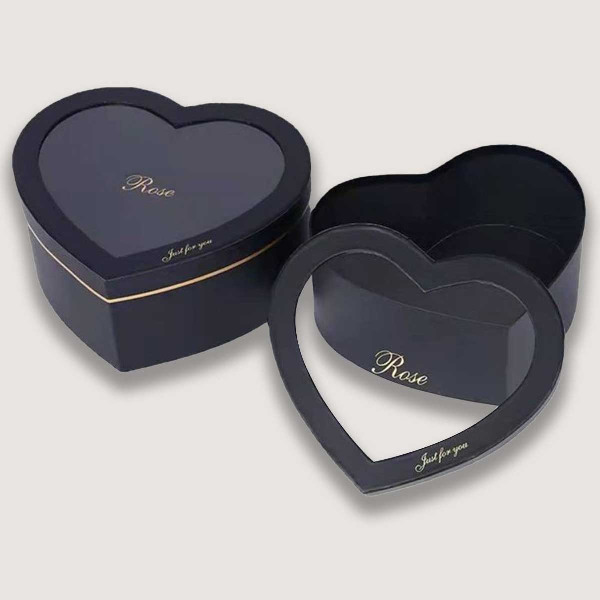 Custom Heart Shape Rigid Boxes Wholesale Heart Shape Boxes USA