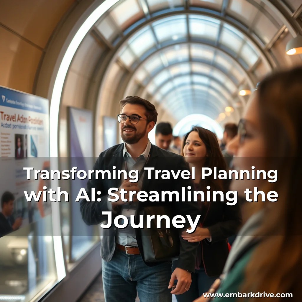 Transforming Travel Planning with AI Streamlining the Journey