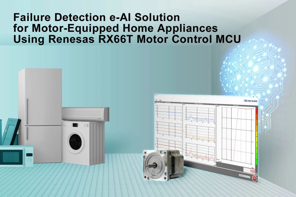 Failure detection solution monitors home appliance motors