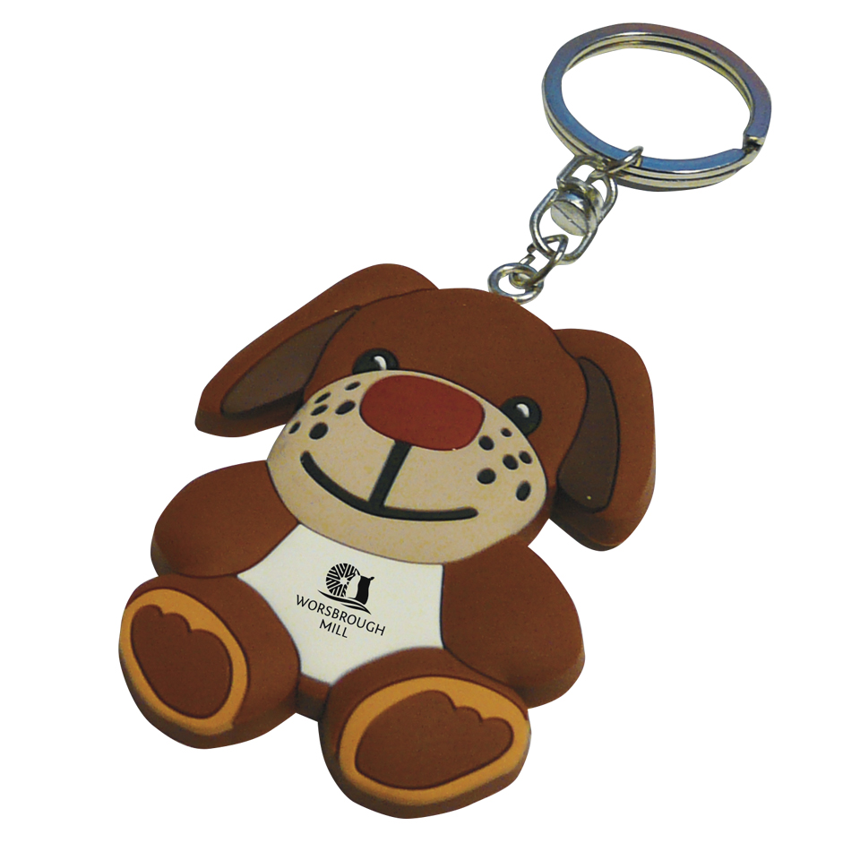 PVC Highland Cow Keyring Emblem Print Products