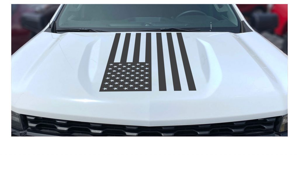 Chevrolet Silverado 20192022 Z71 Trail Boss RST Black American Flag