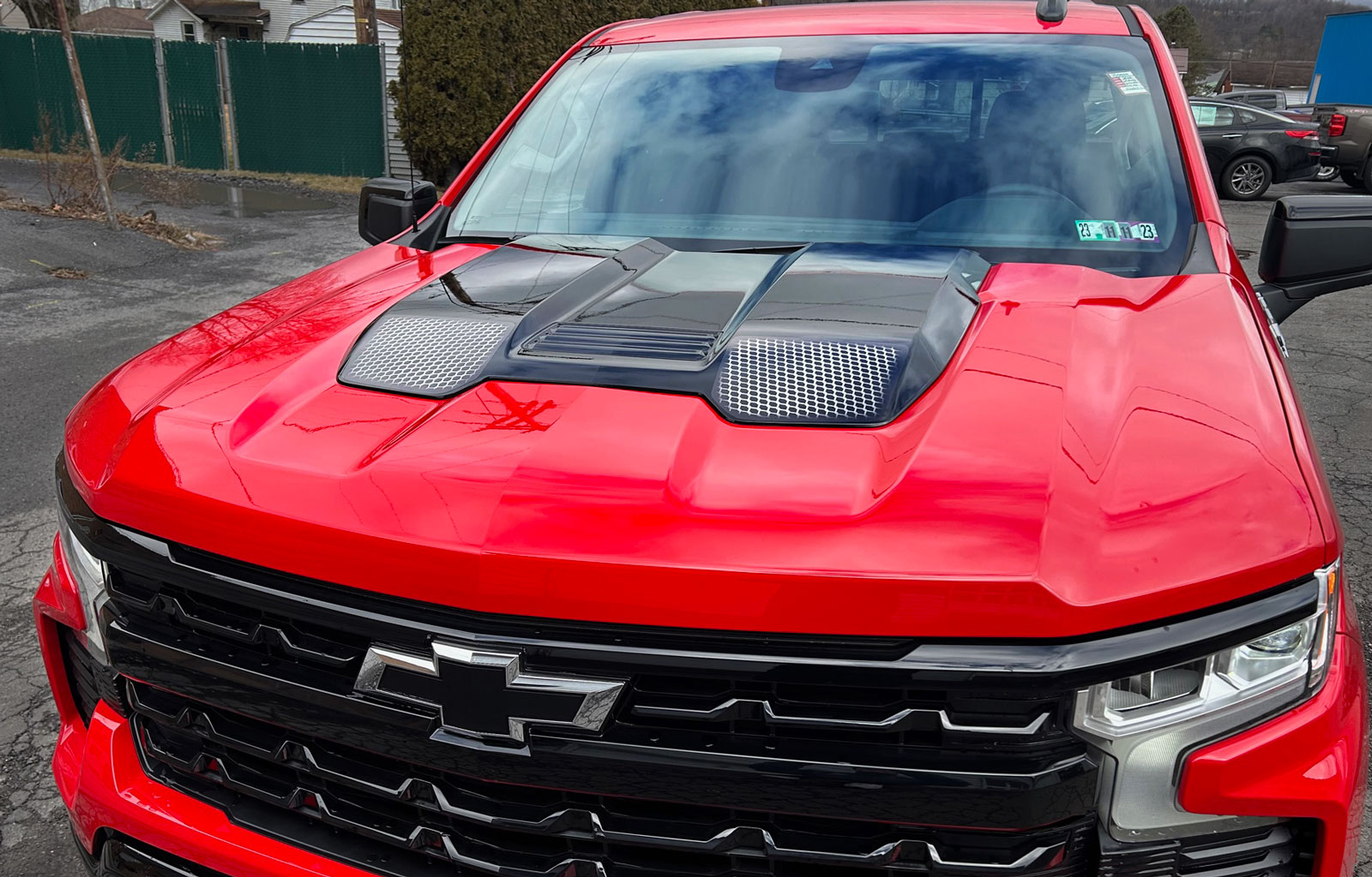 Chevy Silverado 20222024 Trail Boss ZR2 FRONT Hood Scoop Air Duct Vent