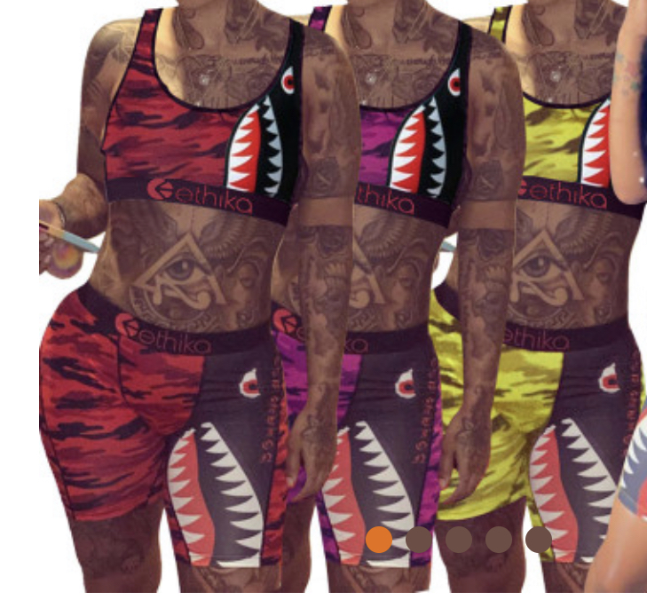 Embrace 2 piece ethika sets