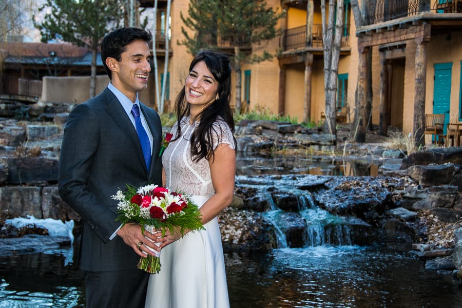 An Intimate Wedding at El Monte Sagrado Embracing Ceremony
