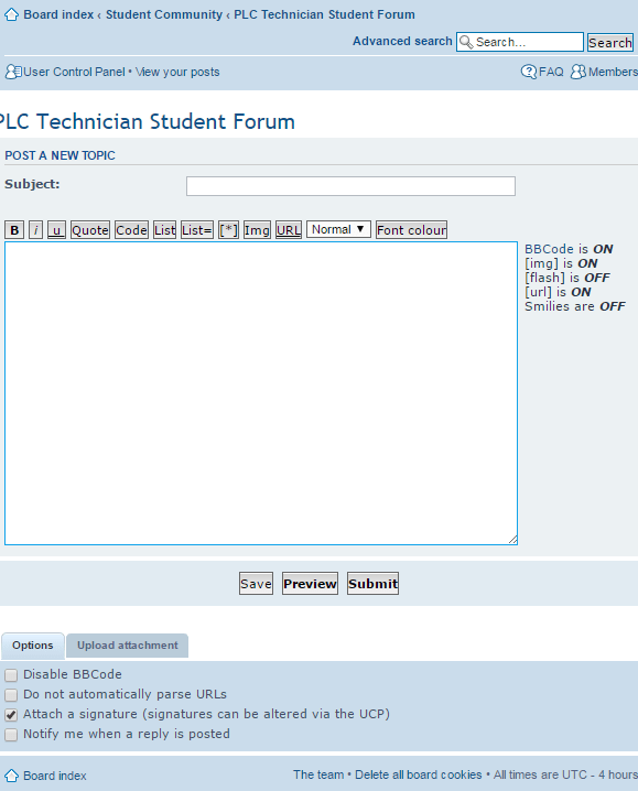 How to Use GBC Tech Student Forums