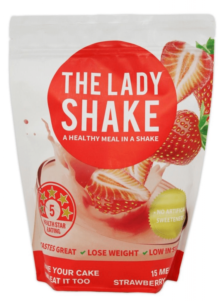 The LADY SHAKE Meal in a Shake Powder 840g Strawberry Flavour eMedical
