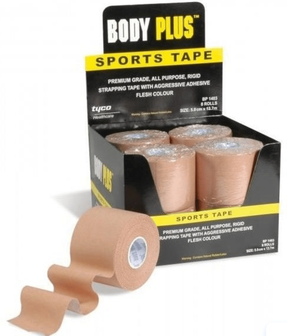 Buy Body Plus Rigid Strapping Tape 5cm X 13.7m 1 roll Online eMedical