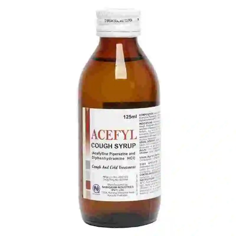 Acefyl Cough Syrup 125ml Uses, Side effects & Price in Pakistan