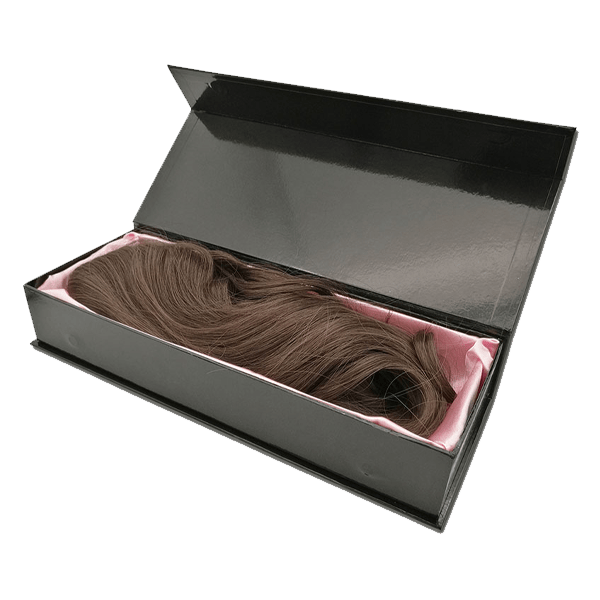 Custom Hair Extension Boxes with Closure Custom Printed Hair