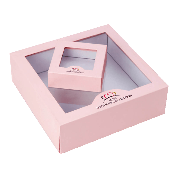 Custom Rigid Boxes with Window Custom Printed Rigid Boxes with Window