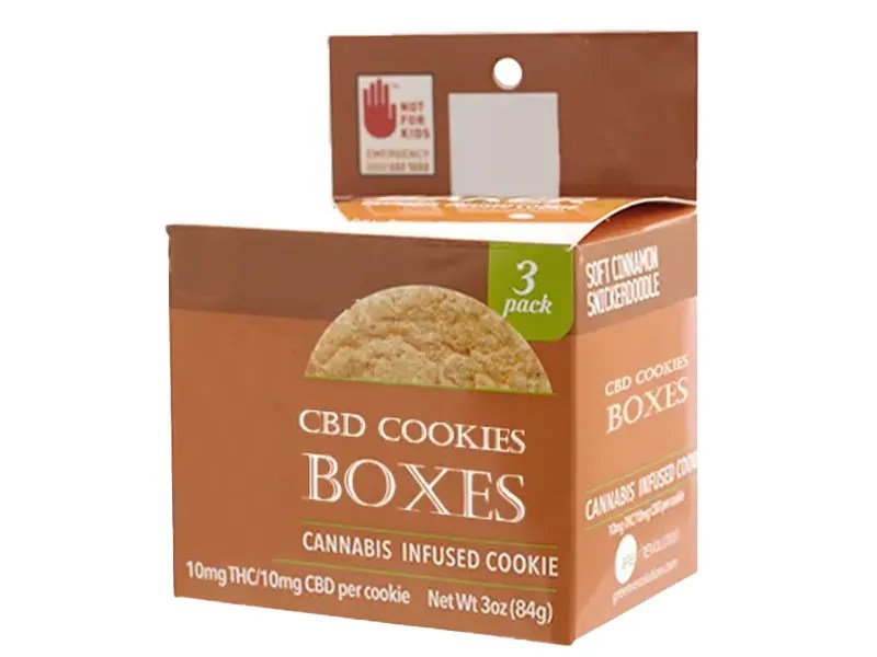 Custom CBD Cookie Boxes Wholesale CBD Cookie Packaging CBD Cookie