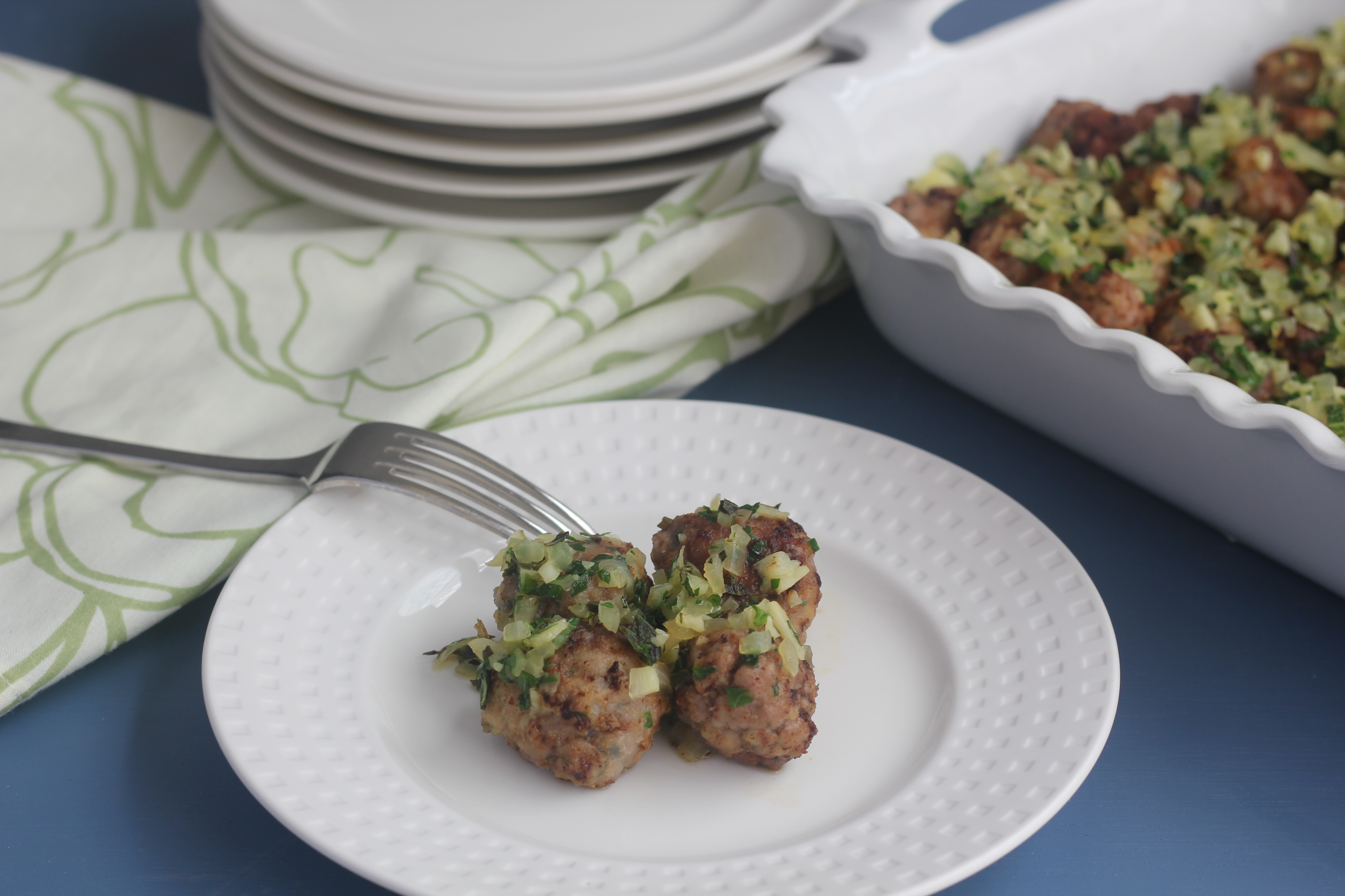 Mint And Ouzo Flavored Meatballs