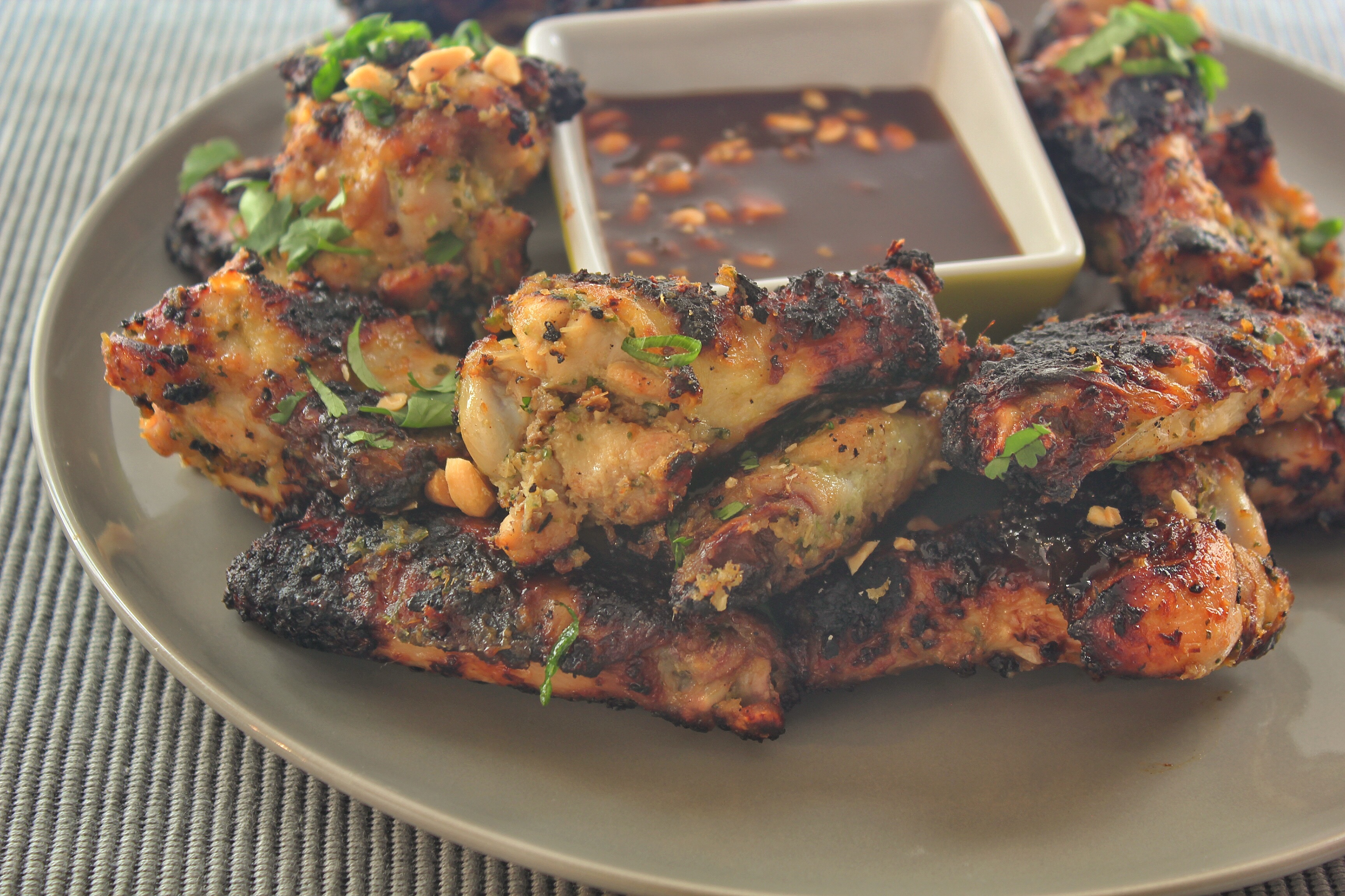 Grilled VietnameseStyle Chicken Wings