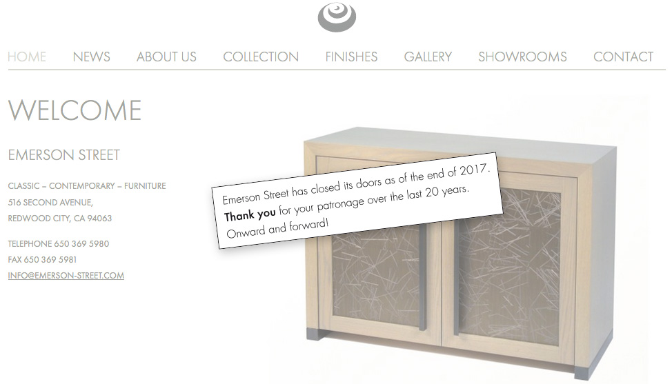 Emerson Street Furniture Redwood City
