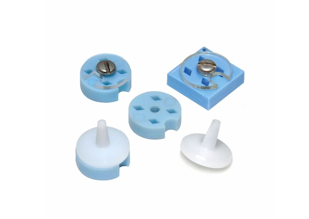 Cryo Grid Box, Round, Blue, with clear lid Emgrid Australia +61 (8