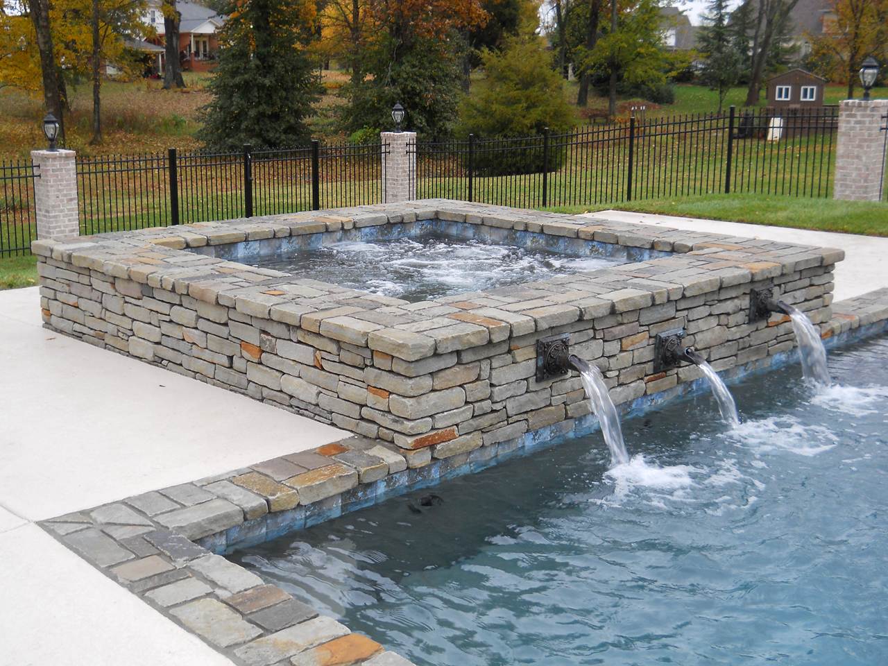 Large Rectangular Fiberglass Inground SPA 7" x 9"