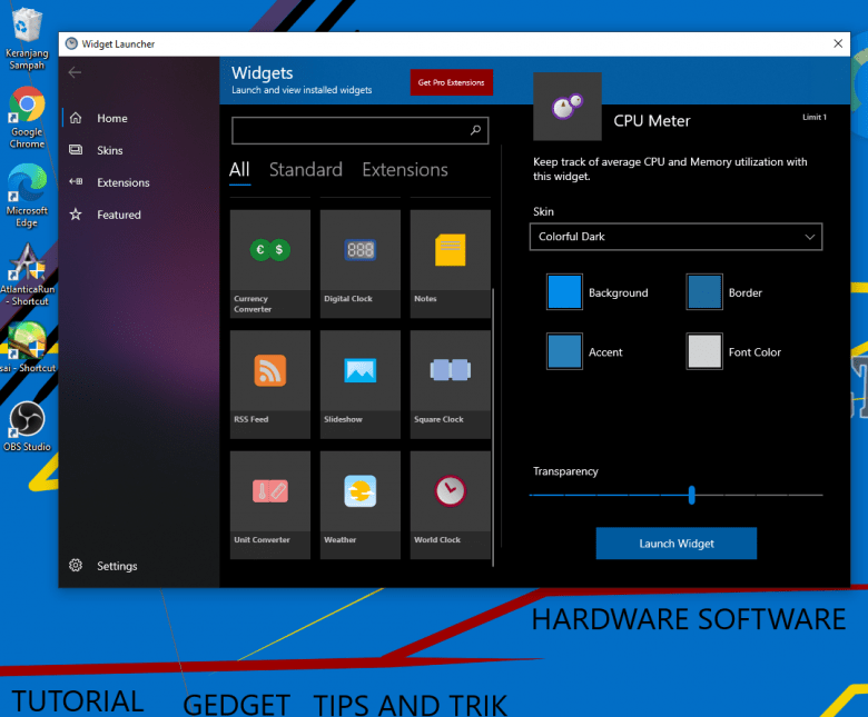 cara menampilkan jam di desktop windows 10 Terbaru
