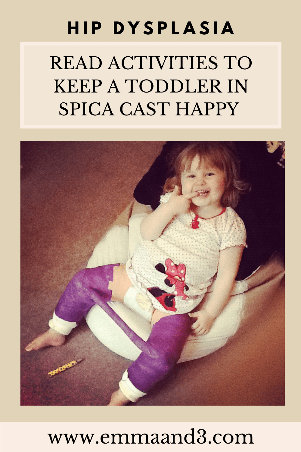 6 Ideas for Activities for Children in a Hip Spica Body Cast