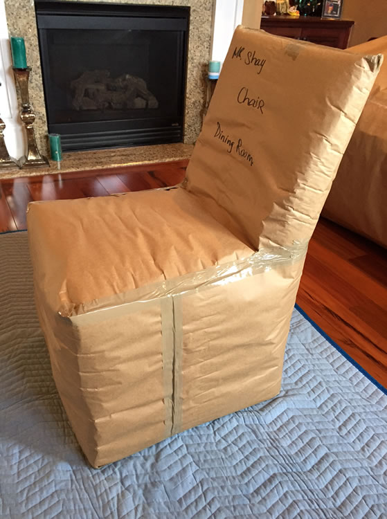 Packing Chair for Move Moving Company Virginia, Maryland, Washington, DC
