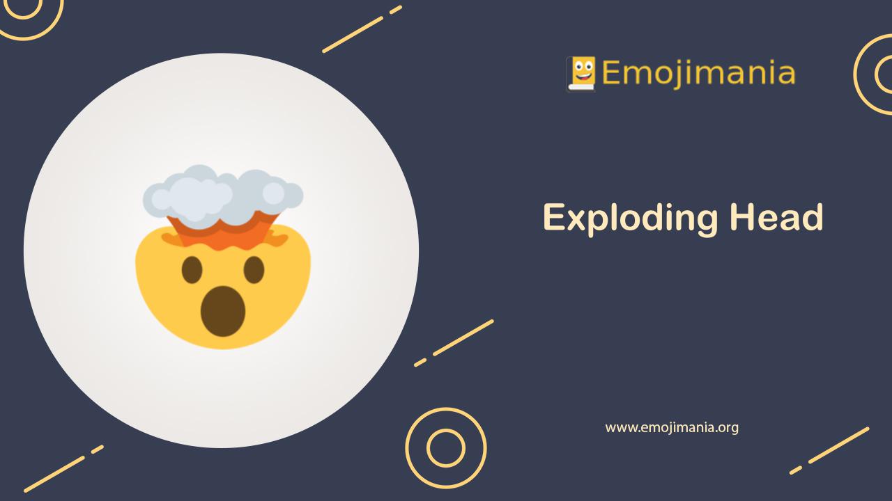 🤯 Meaning Exploding Head Emoji Copy and Paste