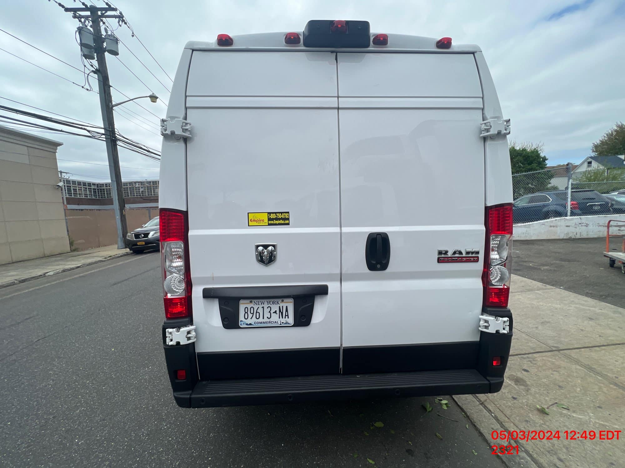2021 Ram Promaster 2321 » Empire Rent A Car