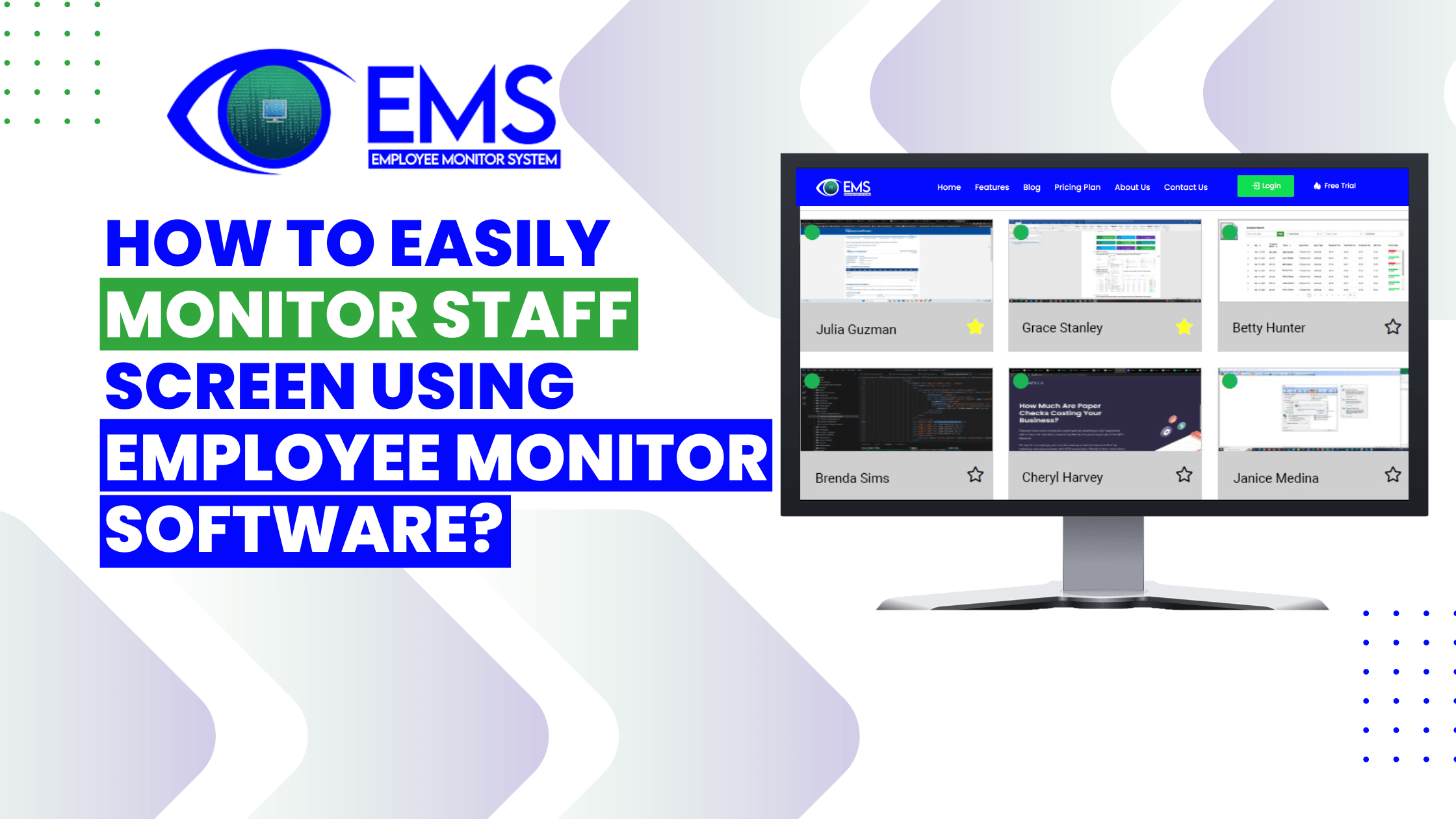 Easily Monitor Staff Screen Using Employee Monitor Software