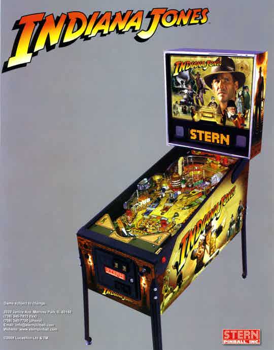 Indiana Jones(Stern) Pinball Emporium Arcade Bar