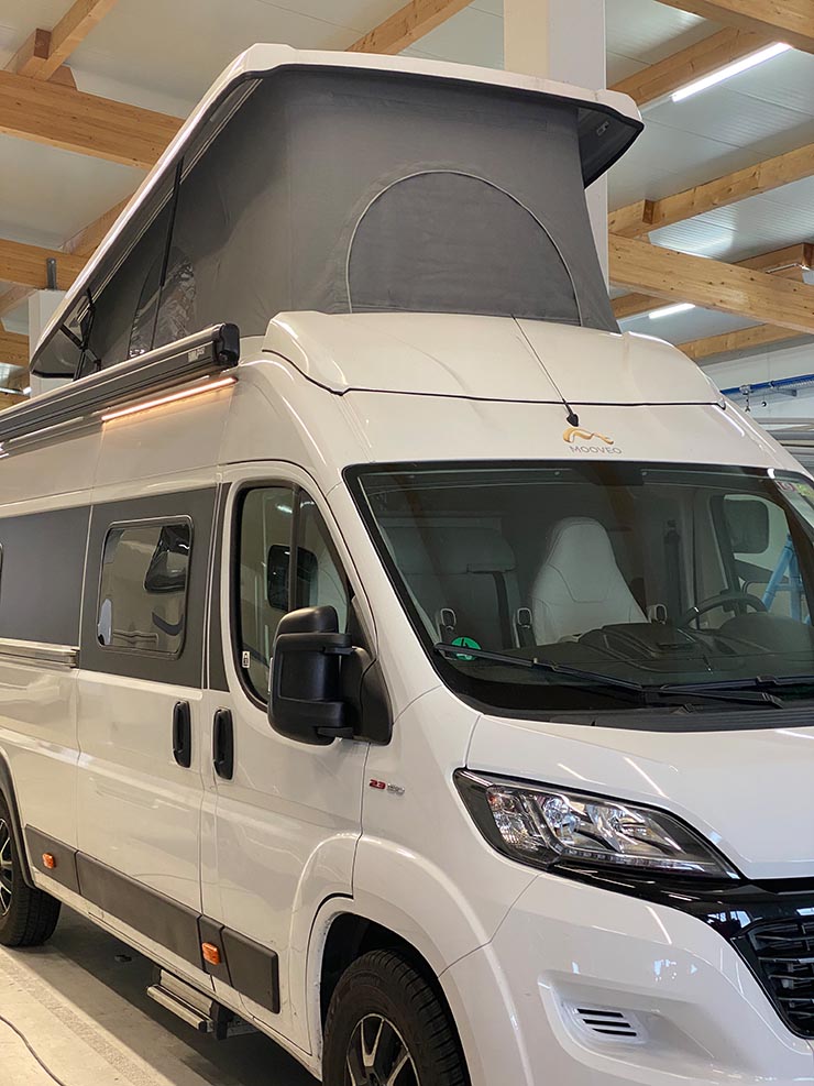 Aufstelldach optional bei Mooveo Van Kastenwagen