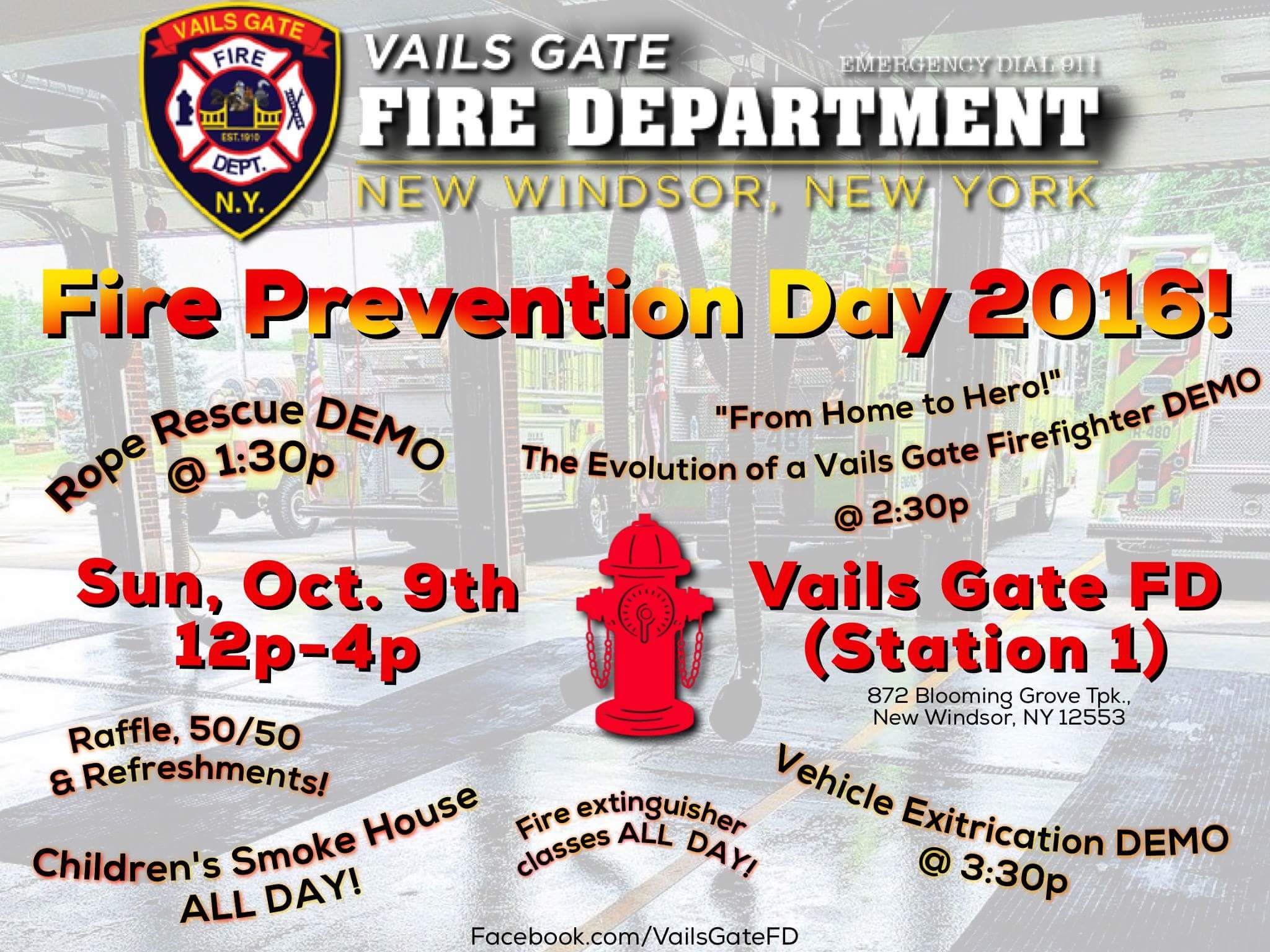 Vails Gate FD Open House Opportunities