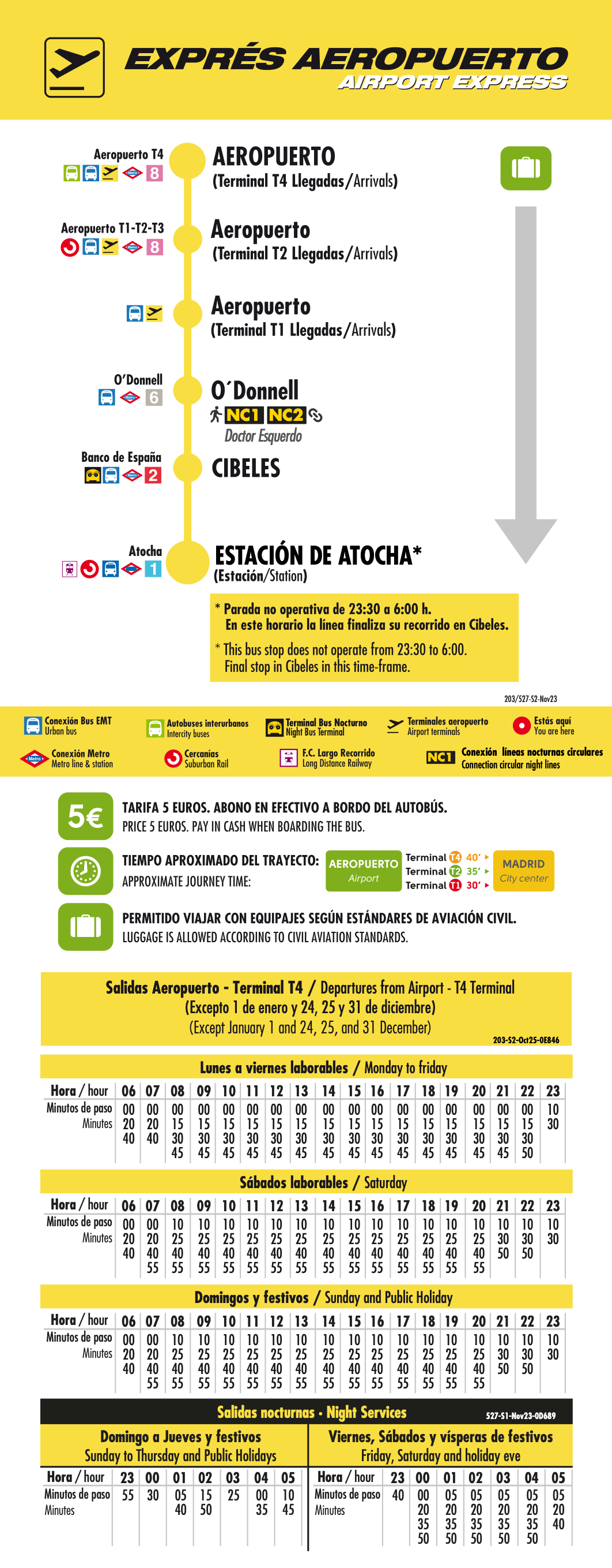 EMT Madrid. Empresa Municipal de Transportes de Madrid, S. A. Aeropuerto