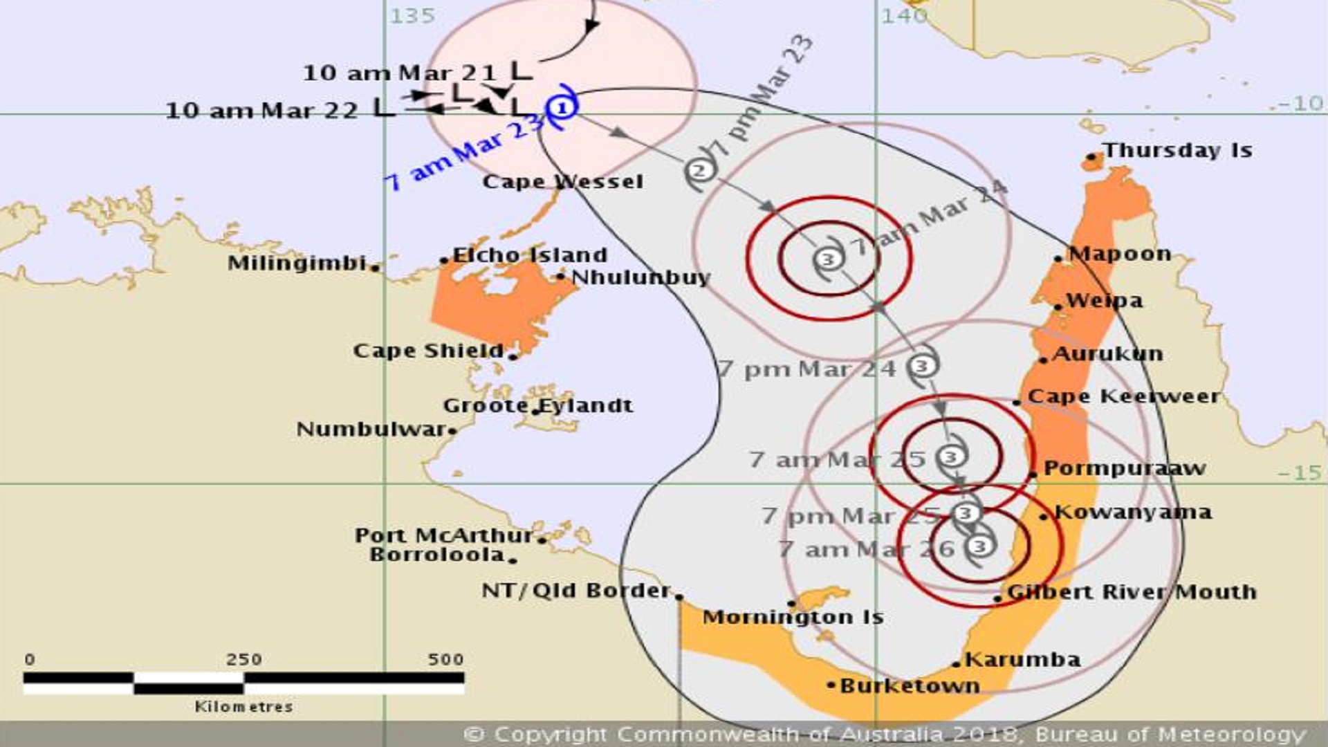 Tropical Cyclone Nora Category 1 Warnings Issued by National Weather Service EMTV Online