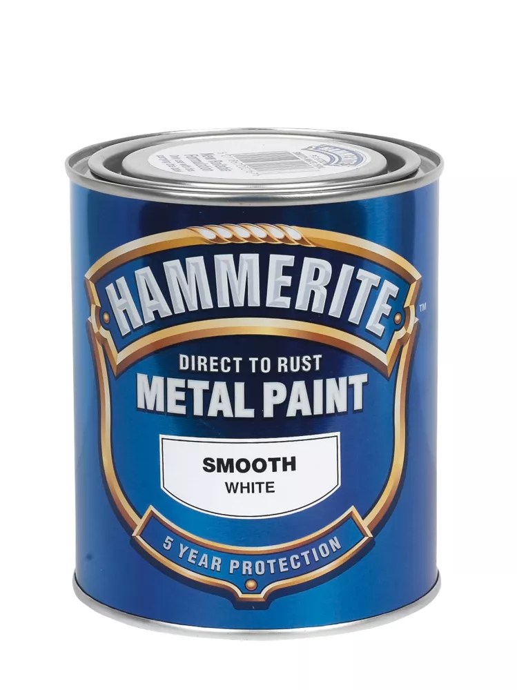 Discount Hammerite Smooth Smooth Metal Paint White 750ml on 70 off