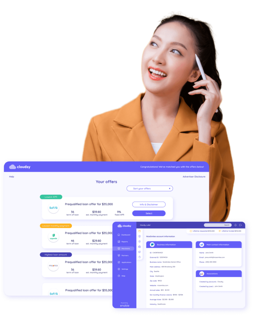 For Lenders Enable Financing