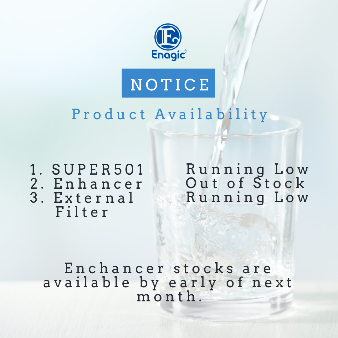 Product Availability Enagic (Malaysia) Sdn Bhd