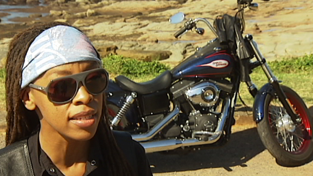 A black, female, biker? You'd better believe it! eNCA