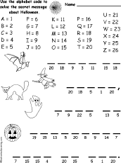 Halloween Activities: Spelling Worksheets - EnchantedLearning.com