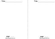 Make Your Own Book, A Printable Book - EnchantedLearning.com