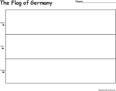 Flag of Germany Printout: EnchantedLearning.com