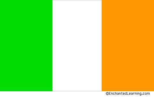 Ireland's Flag - Enchantedlearning.com