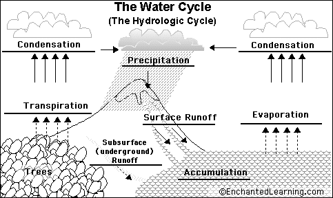 condensation water cycle